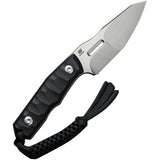 Civivi Propugnator Black G10 D2 Steel Fixed Blade Knife w/ Belt Sheath 230021