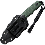 Civivi Propugnator Green Micarta D2 Steel Fixed Blade Knife w/ Sheath 230022