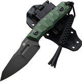 Civivi Propugnator Green Micarta D2 Steel Fixed Blade Knife w/ Sheath 230022