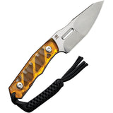Civivi Propugnator Polished Ultem D2 Steel Fixed Blade Knife w/ Sheath 230023