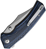 Civivi Vexillum Linerlock Black & Blue G10 Folding Nitro-V Pocket Knife 23003D3