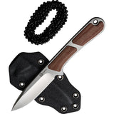 Civivi Mini Elementum Brown Linen Micarta Nitro-V Fixed Blade Neck Knife 230102
