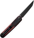 Civivi KwaiQ Linerlock Burgundy & Black G10 Folding Nitro-V Pocket Knife 230151