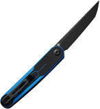 Civivi KwaiQ Linerlock Blue & Black G10 Folding Nitro-V Pocket Knife 230153