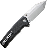 Civivi Bhaltair Linerlock Black G10 Folding 14C28N Tanto Pocket Knife 230241