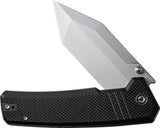 Civivi Bhaltair Linerlock Black G10 Folding 14C28N Tanto Pocket Knife 230241