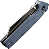 Civivi Amirite Button Lock Neutral Blue G10 Folding Nitro-V Pocket Knife 230281