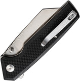 Civivi Amirite Button Lock Black G10 Folding Nitro-V Pocket Knife 230282