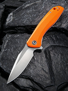 Civivi Baklash Linerlock Orange G10 Folding 9Cr18MoV Steel Pocket Knife 801G