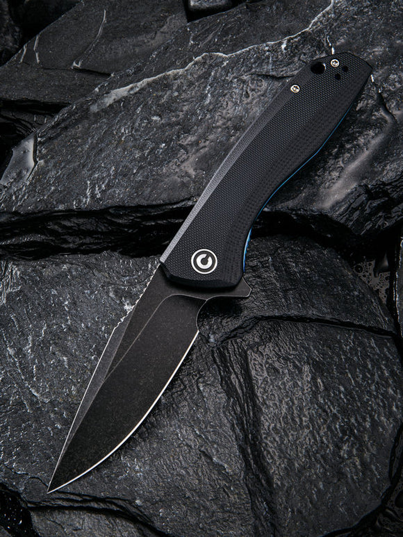 Civivi Baklash Linerlock Black G10 Folding 9Cr18MoV Steel Pocket Knife 801H