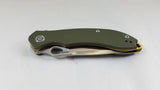 Civivi Aquila Linerlock Green G10 Folding Knife Satin VG10 by We Knife Co 805B