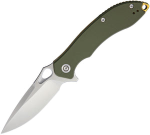 Civivi Aquila Linerlock Green G10 Folding Knife Satin VG10 by We Knife Co 805B