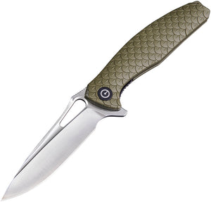 Civivi Wyvern Linerlock Green FRN Handle Folding D2 Knife 902a