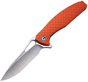 Civivi Wyvern Linerlock Orange Fiber-Glass Folding D2 Steel Pocket Knife 902D
