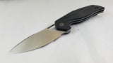 Civivi Anthropos Linerlock Black Carbon Fiber Folding Knife Flipper 903c