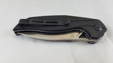 Civivi Anthropos Linerlock Black Carbon Fiber Folding Knife Flipper 903c