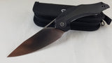 Civivi Plethiros Linerlock Green Carbon Fiber Folding D2 Knife Flipper 904b