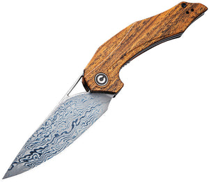 Civivi Plethiros Sandalwood Linerlock Folding Knife 904DS2