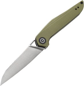Civivi McKenna  Green G10 Folding D2 Front Flipper Knife 905b