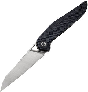Civivi McKenna Black G10 Folding D2 Front Flipper Knife 905c
