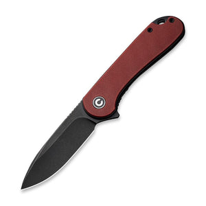 Civivi Elementum Linerlock Burgundy G10  D2 Folding Knife 907A1