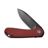 Civivi Elementum Linerlock Burgundy G10  D2 Folding Knife 907A1