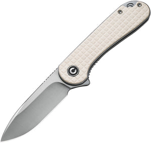 Civivi Elementum Linerlock Ivory Frag G10 Folding D2 Steel Pocket Knife 907A3