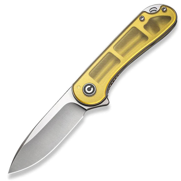 Civivi Elementum Linerlock Polished Ultem Folding D2 Steel Pocket Knife 907A4