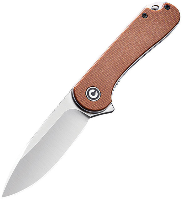 Civivi Elementum Micarta Linerlock D2 Folding Pocket Knife 907m