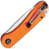 Civivi Elementum Orange G10 Linerlock Folding Knife 907r