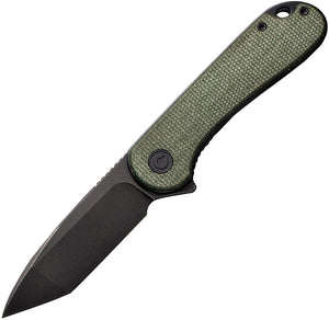 Civivi Elementum Linerlock Green Micarta Folding D2 Steel Tanto Knife 907TE