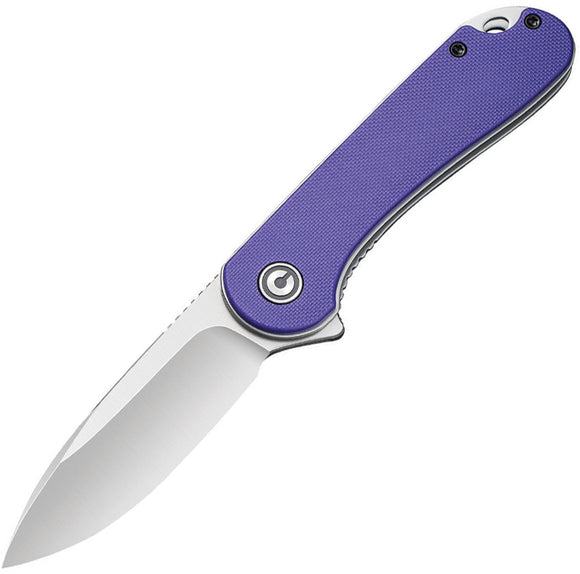 Civivi Elementum Linerlock Purple D2 Folding Knife 907v