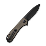 Civivi Elementum 7" Linerlock Dark Green Micarta D2 Folding Knife 907z