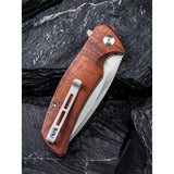 Civivi Incite Linerlock Wood Folding D2 Flipper Pocket Knife