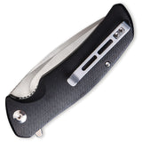 Civivi Incite Linerlock Ebony Wood Folding D2 Pocket Knife