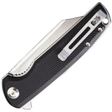 Civivi Brigand Linerlock Black Coarse G10 Folding D2 Steel Pocket Knife 909C