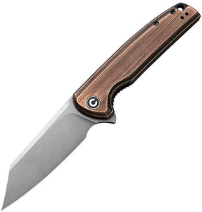 Civivi Brigand Linerlock Copper and 154cm Folding Knife 909d
