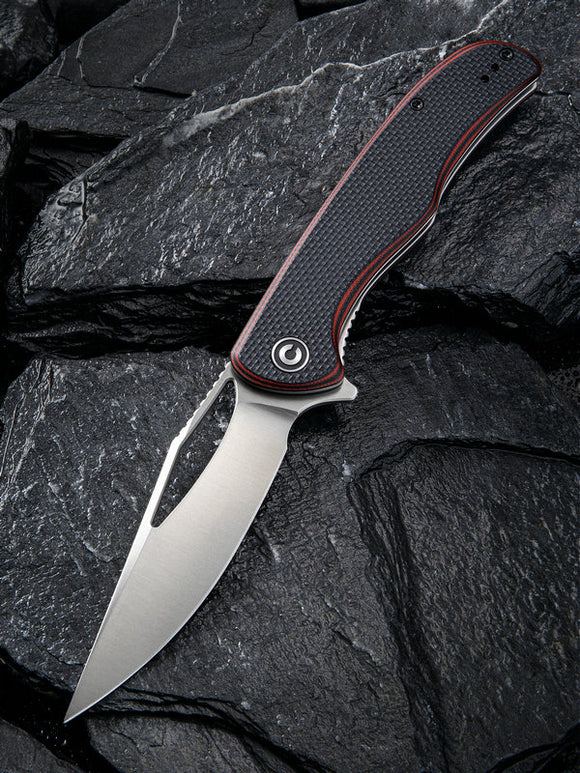 Civivi Shredder Linerlock Red/Black G10 Folding D2 Steel Pocket Knife 912B