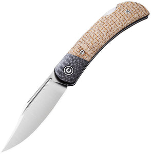 Civivi Rustic Gent Lockback Natural Folding Pocket Knife 914c