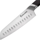 Coolhand Santoku Black Ebony Wood 1.4116 Stainless Kitchen Knife 7197GE