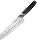 Coolhand Santoku Black Ebony Wood 1.4116 Stainless Kitchen Knife 7197GE