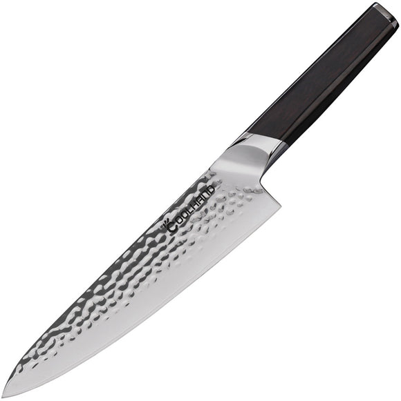 Coolhand Chef's Black Ebony Wood 440C Stainless Kitchen Knife 7198CE