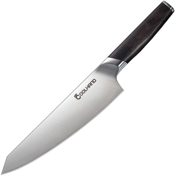 Coolhand Chef's Black Ebony Wood 1.4116 Stainless Kitchen Knife 7198GE