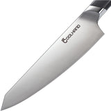 Coolhand Chef's Black Smooth G10 1.4116 Stainless Kitchen Knife 7198GG10