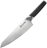 Coolhand Chef's Black Smooth G10 1.4116 Stainless Kitchen Knife 7198GG10