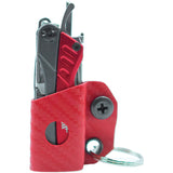 Clip & Carry Red Gerber Dime and Leatherman Squirt Multi-Tool Model Sheath 013