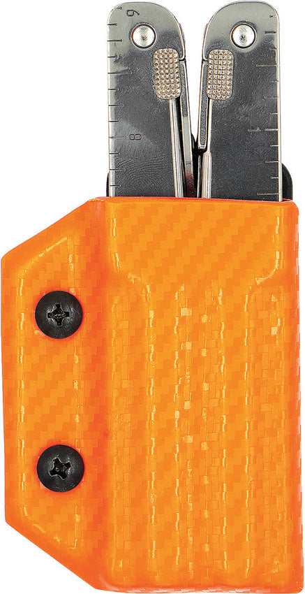 Clip & Carry Orange Kydex Victorinox Swiss Multi-Tool Models Belt Sheath 048