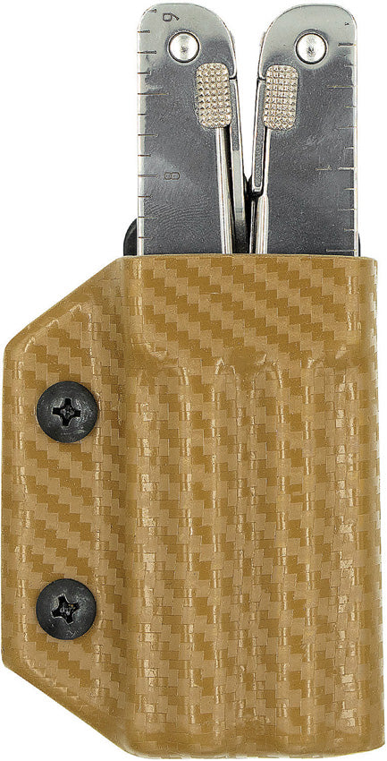 Clip & Carry Brown Kydex Victorinox Swiss Multi-Tool Models Belt Sheath 049