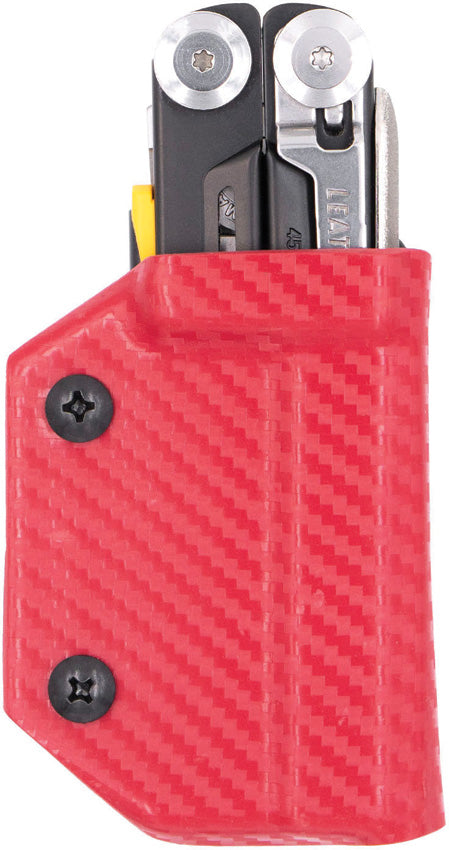 Clip & Carry Red Kydex Leatherman Signal Multi-Tool Models Belt Sheath 068