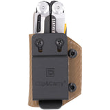 Clip & Carry Brown Kydex Leatherman Signal Multi-Tool Models Belt Sheath 069